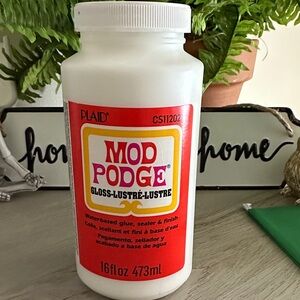 Mod Podge Gloss Sealer - White and Red